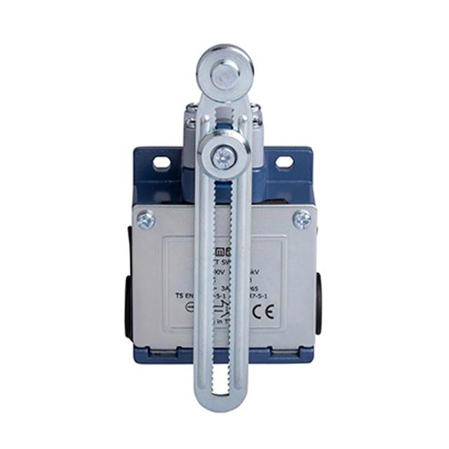 Łącznik w obudowie metalowej, 1NC+1NO, dźwignia z rolką metalową