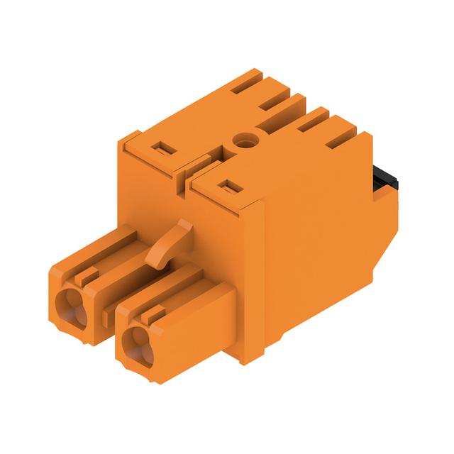 BLF 7.62HP/02/180 SN OR BX Wtyk PCB (złącze wiązki), 7.62 mm, Liczba biegunów: 2, PUSH IN /120szt./ 1043790000 WEIDMÜLLER