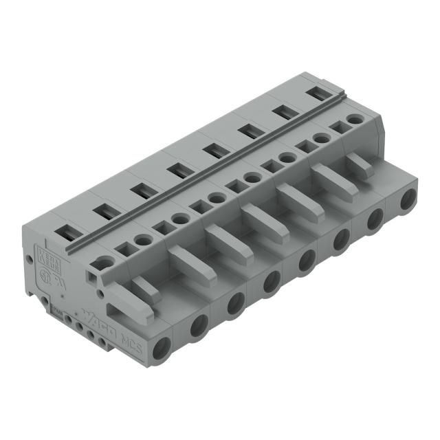 MCS-MIDI Classic gniazdo 8-bieg. szare raster 7,5 mm /25szt./ WAGO