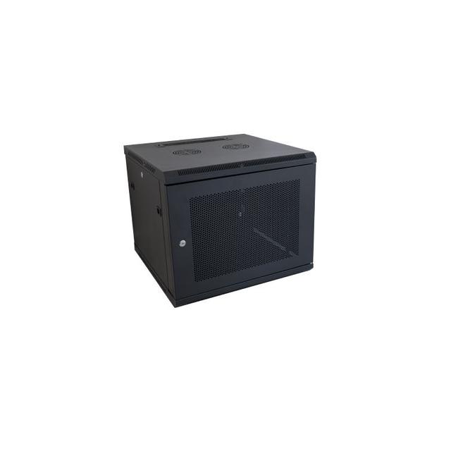 Szafa wisząca 19" 12U 600x600 perforowane drzwi