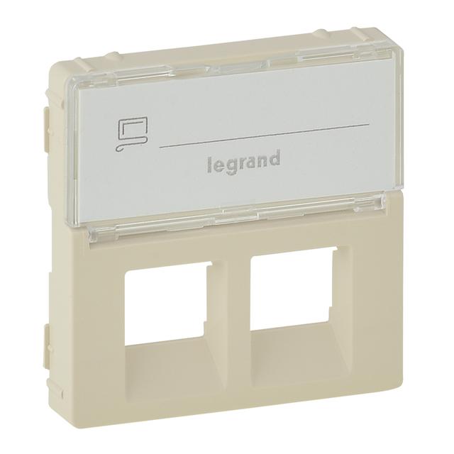 Valena Life Plakietka Z Etykietą Gniazda 2Xrj 45 Kremowa 755481 LEGRAND