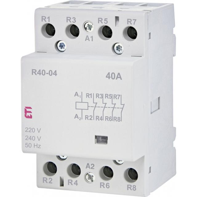 Stycznik modułowy 40A 4R 3M 4P R 40-04 230V 002463440 ETI