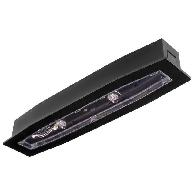 Oprawa sieciowo-awaryjna podtynkowa SUPREMA LED SCH 350 A 3H CT IP54 PT [BLK] / soczewka korytarzowa