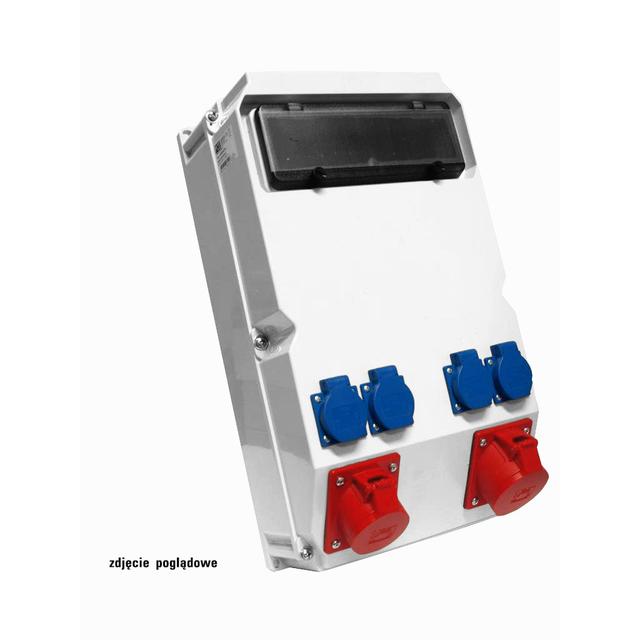 ROZDZIELNICA STACJONARNA Z TWORZYWA TYPU „KOSZALIN” 13M Wejście M40 - wyjście 63/5xB63 32/5xB32 16/5