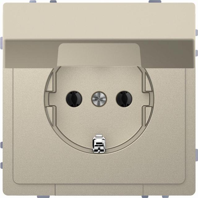 Gn.2P+PE Schuko z klap.D-Life piasek sah MTN2310-6033 SCHNEIDER