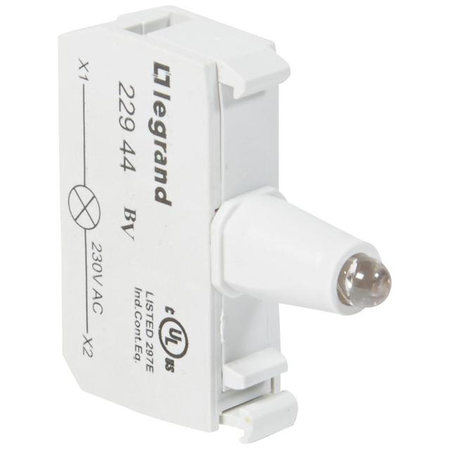 Osmoz Korpus Do Główek Podświetlanych Żółty 230 V Zaciski Śrubowe 022944 LEGRAND