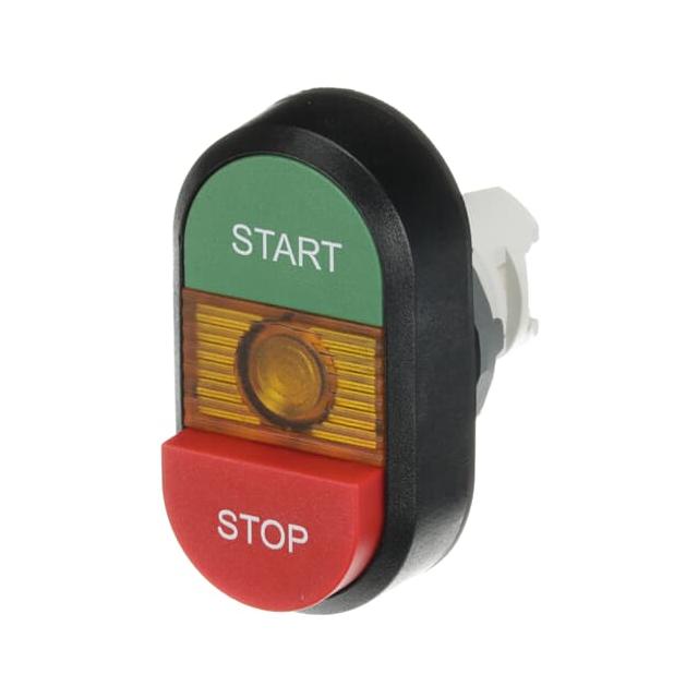 Przycisk podwójny START-STOP żółte pole podświetlany MPD15-11Y