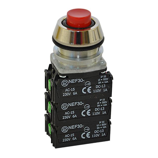 Przycisk NEF30-UW3X3Y czerwony W0-NEF30-UW 3X3Y C PROMET