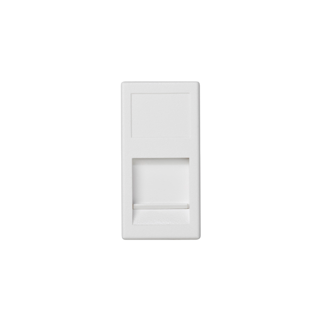 Simon Connect Płytka K45/2 1x RJ z osłoną 225x45mm PANDUIT czysta biel KA69/9 KONTAKT