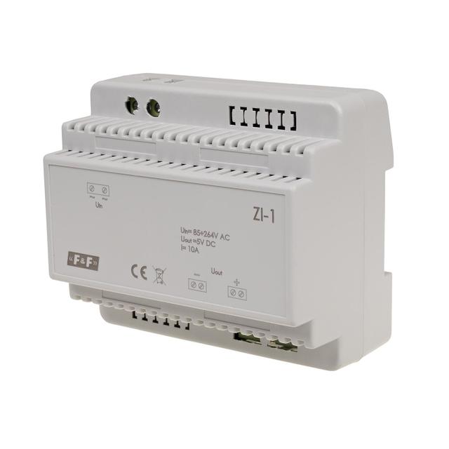 Zasilacz impulsowy 5V DC 10A ZI-1 F&F
