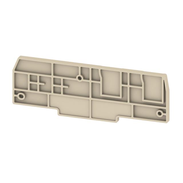 ZAP/TW ZT4/4AN/2 Płyta separacyjna (terminal), Płyta zamykająca i pośrednia, 100.1 mm x 34.65 mm, Ciemnobeżowy /50szt./ 1848360000 WEIDMÜLLER