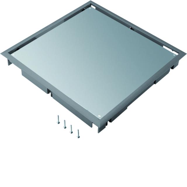 tehalit.VE-EE Pokrywa pełna płytki montaż Q08 294X294 5mm stal szary PA BDQ08057011 HAGER