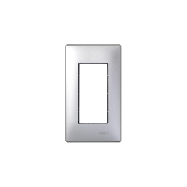 Simon Connect Ramka obudowy S500 1-modułowa 2x K45 aluminium 51010101-033 KONTAKT