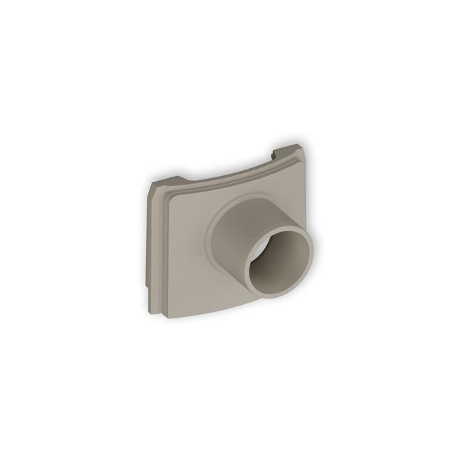 Zaślepka z wypustem fi 18 mm do puszki natynkowej pojedynczej PUO-1 taupe