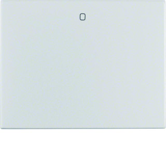 BERKER K.5 Klawisz z nadrukiem 0 aluminium 14257103 HAGER