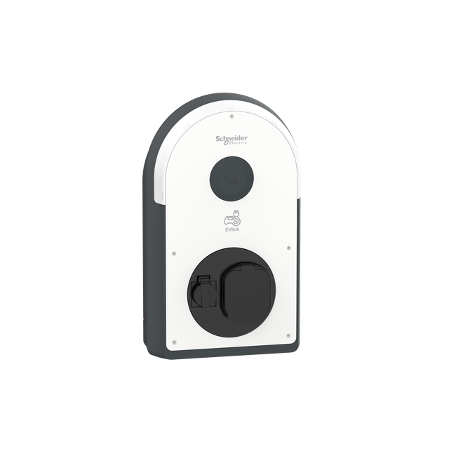 Stacja ładowania, EVlink Pro AC/ AC Metal 1f 7,4 kW z gniazdem T2S-TE, wbudowane zabezpieczenia RDC-