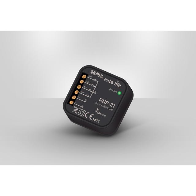RADIOWY NADAJNIK DOPUSZKOWY 4-KANAŁOWY 230 V EXTA LIFE TYP: RNP-21