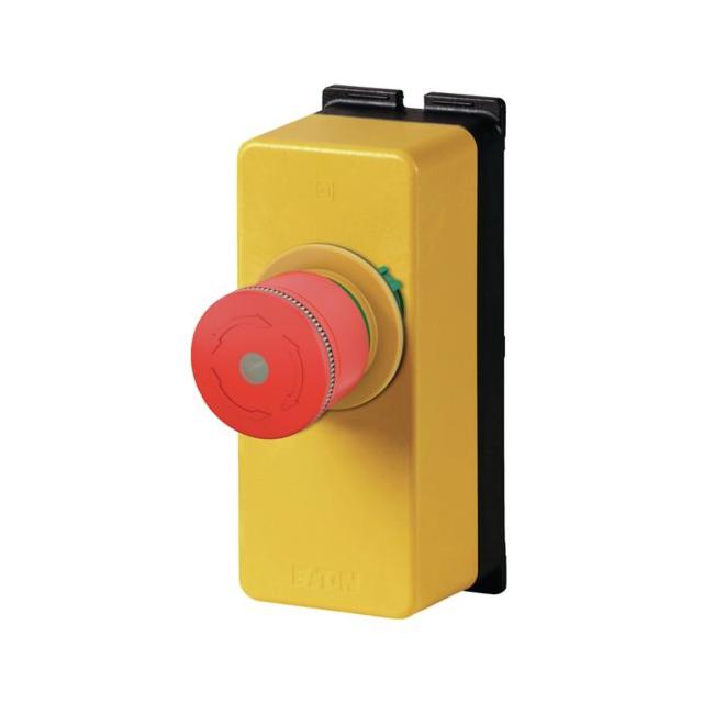 M22-PVLT30/FK11/RG/FIY1 Miniaturowy przycisk zatrzymania awaryjnego 30mm w mini kasetce 1NO+1NC podś