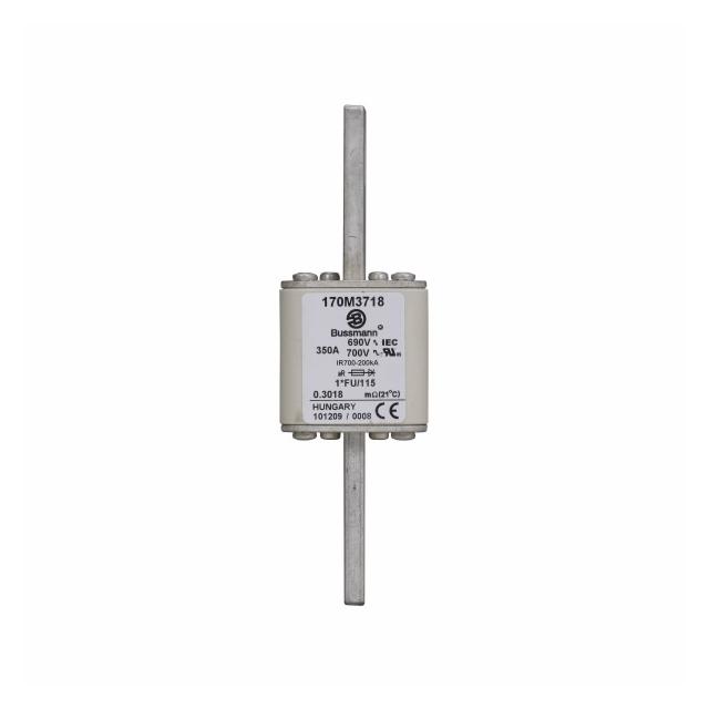 FUSE 350A 690V 1*FU/115 AR UC Wkładka szybka 350A AC 690V rozmiar 1 45x45x148 mm aR, 170M3718 EATON