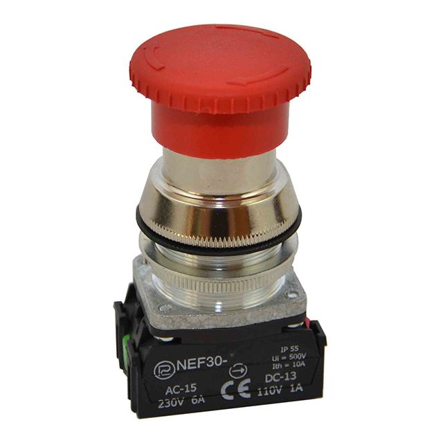 Przycisk NEF30-DRp 2X/W3 czerwony
