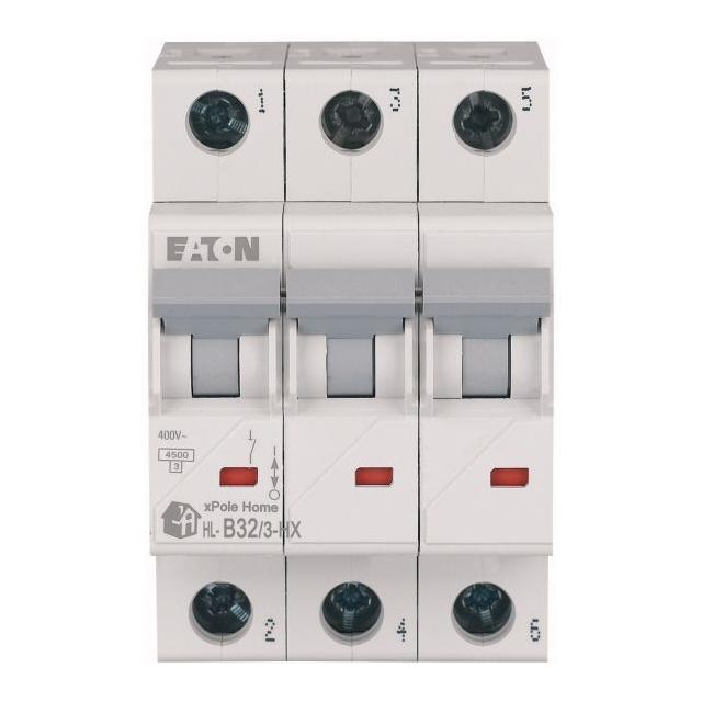 HN-B32/3 Wyłącznik nadprądowy 6kA B32A 3P 194884 EATON