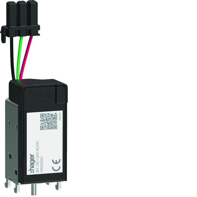 ACB HW Wyzwalacz wzrostowy 100-130V AC/DC (SH) dostarczane luzem HWX022HSA HAGER