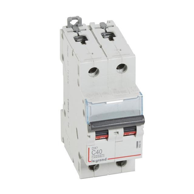 Wyłącznik Nadprądowy S 312 2P C40A 10000A DX3 409206 LEGRAND