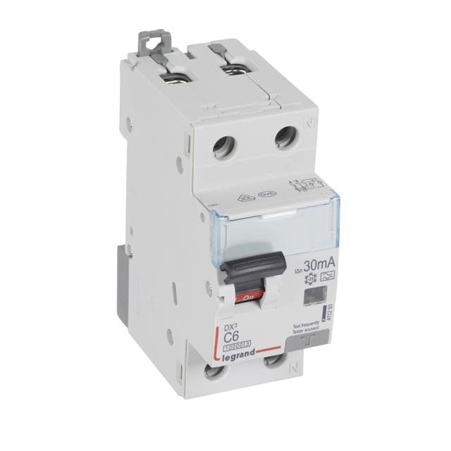 WYŁĄCZNIK RÓŻNICOWONADPRĄDOWY P 312 2P C 6A 30MA TYP A 10KA SERII DX3, Legrand