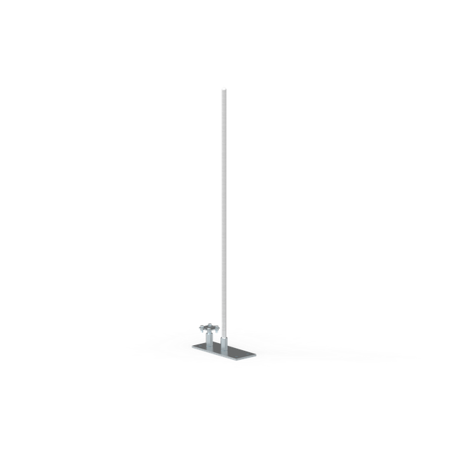 AL MASZT ODGROMOWY Z PODST.METALOWĄ  3,0m 43.3/M AL