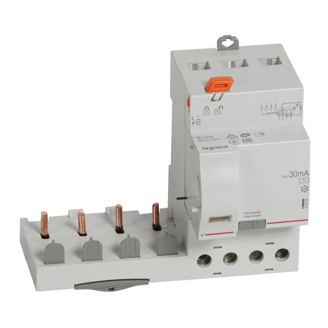 BLOK RÓŻNICOWOPRĄDOWY PR 304 4P 63A 30MA TYP AC SERII DX3, Legrand