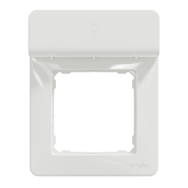 Sedna Design, Ramka 1-krotna z półką na telefon, biała