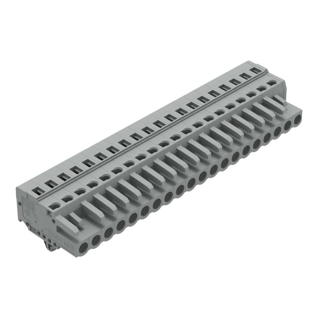 MCS-MIDI Classic gniazdo 20-bieg. szare raster 5 mm /10szt./ WAGO