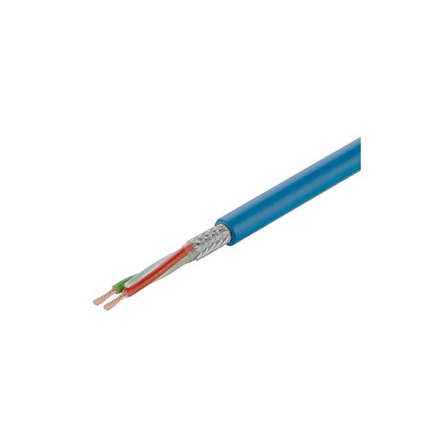 SAIH-PB-PA-2X1.0-PVC-BL Kabel teleinformatyczny (miedziany) /100szt./ WEIDMULLER