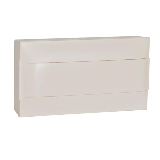 Rozdzielnica Modułowa Natynkowa Practibox S 1x18 Drzwi Białe 137426 LEGRAND