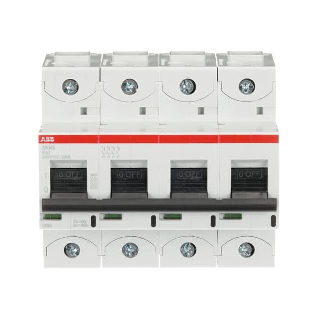 S804S-K40 Wyłącznik nadprądowy 50kA 4P K40A 2CCS864001R0557 ABB