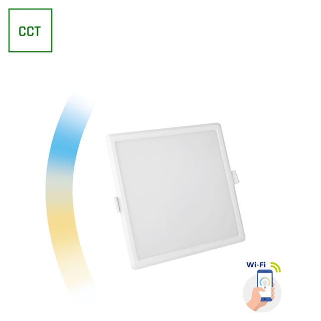 ALGINE 12W CCT+DIM Wi-Fi Spectrum SMART square