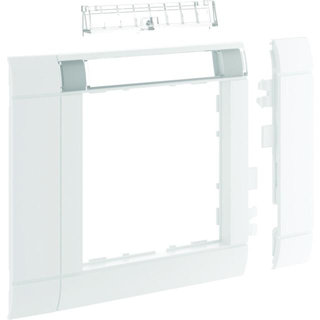 tehalit.WA Maskownica 80mm 1-krotna 50x50mm pole opisowe PC-ABS bezhalog biały