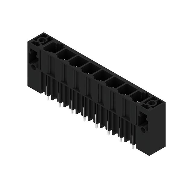 SU 10.16HP/08/180F 3.5AG BK BX Wtyki PCB (złącza płyty), 10.16 mm, Liczba biegunów: 8, kąt odejścia: 180° /18szt./ 1813710000 WEIDMÜLLER
