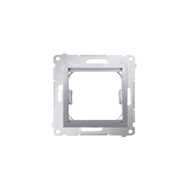 Simon 54 Adapter (przejściówka) na osprzęt standardu 45 × 45 mm srebrny mat *Do gniazd teleinformatycznych Simon Connect DA45.01/43 KONTAKT