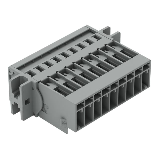 X-COM wtyk 9-biegunowy szary raster 5 mm /25szt./ WAGO