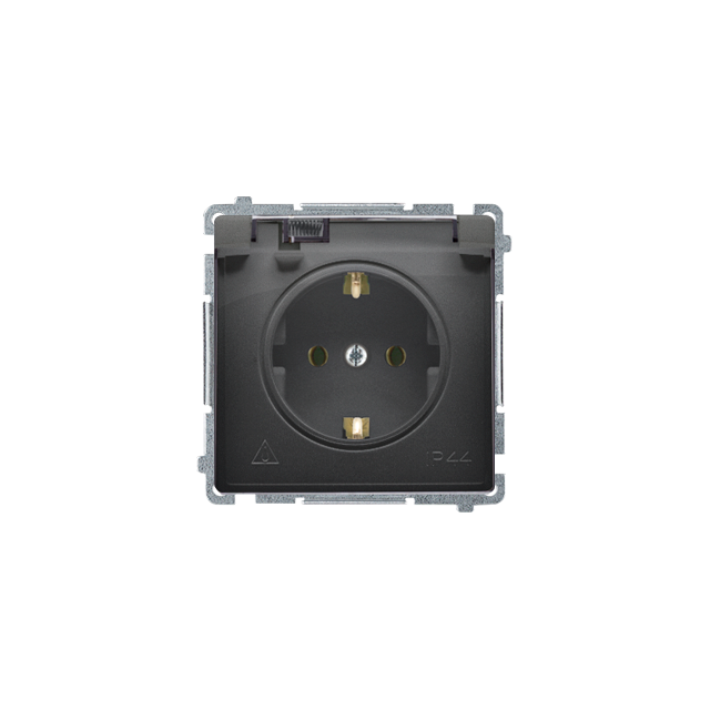 Simon BASIC WMBW-53111x-Y011 Gniazdo wtyczkowe Schuko do wersji IP44 z przesłonami (moduł) 16A, 250V BMGSZ1BZ.01/49A KONTAKT