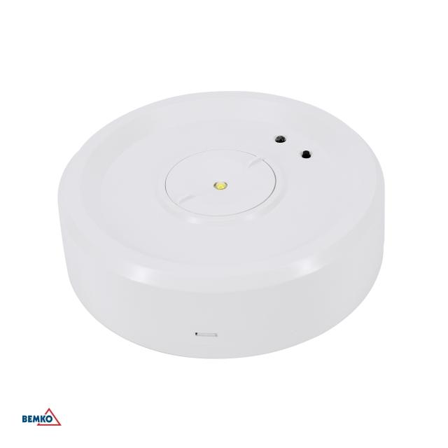 OPRAWA AWARYJNA SKALER OKRĄGŁA 3W BEZ SOCZEWKI IP40 AUTOTEST 3H CNBOP