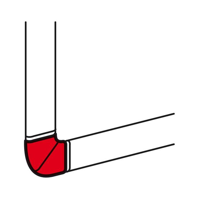 DLP KĄT PŁASKI REGULOWANY 85ST DO 120ST BIAŁY, Legrand
