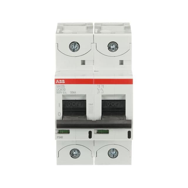 S802S-UCK10 Wyłącznik nadprądowy 50kA AC/DC 2P UCK10A 2CCS862001R1427 ABB