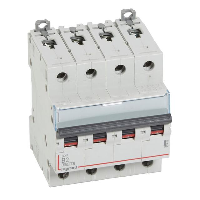Wyłącznik Nadprądowy S 304 4P B2A 6kA DX3 407618 LEGRAND