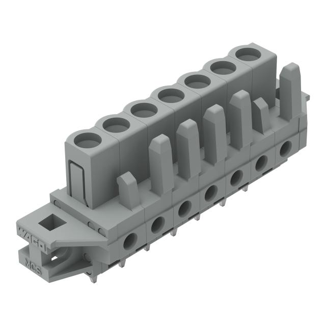 Gniazdo MCS‑MIDI Classic 6‑biegunowe szare raster 5mm 232‑137/031‑000 /50szt./ WAGO