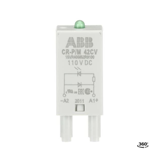 MODUŁ CR-P/M 42CV DIODA I LED ZIELONY, 110-230V DC 1SVR405652R9100 ABB
