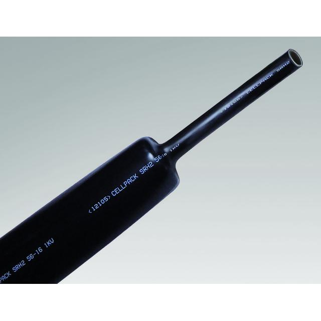 SRH2 27-8 1000mm, Rury termokurczliwe pogrubiane, typ SR2 i SRH17, Rury z klejem - kolor czarny
