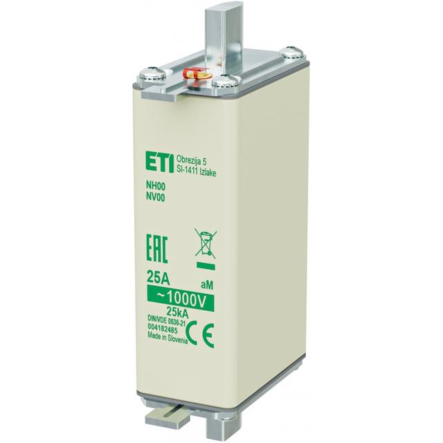 Wkładka topikowa NH silnikowa NH00 85 aM 25A 1000V 004182485 ETI