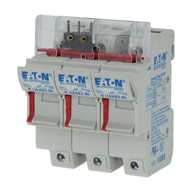 3 Pole 14x51 MFH Micro Switch Podstawa wkładki cylindrycznej 14x51 3P 50A 690VAC mikroprzekaźnik CH1